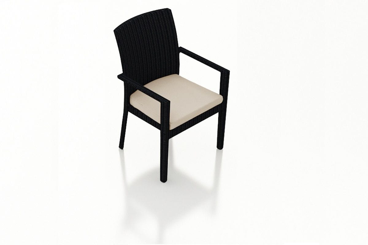 Harmonia Living Outdoor Furniture Canvas Flax Harmonia Living - Urbana Dining Arm Chair | HL-URBN-CB-DAC