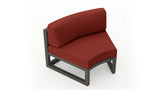Harmonia Living Outdoor Furniture Canvas Henna Harmonia Living - Avion Curve Seat - Slate (pack of 2) | AVN-CRVS-SL