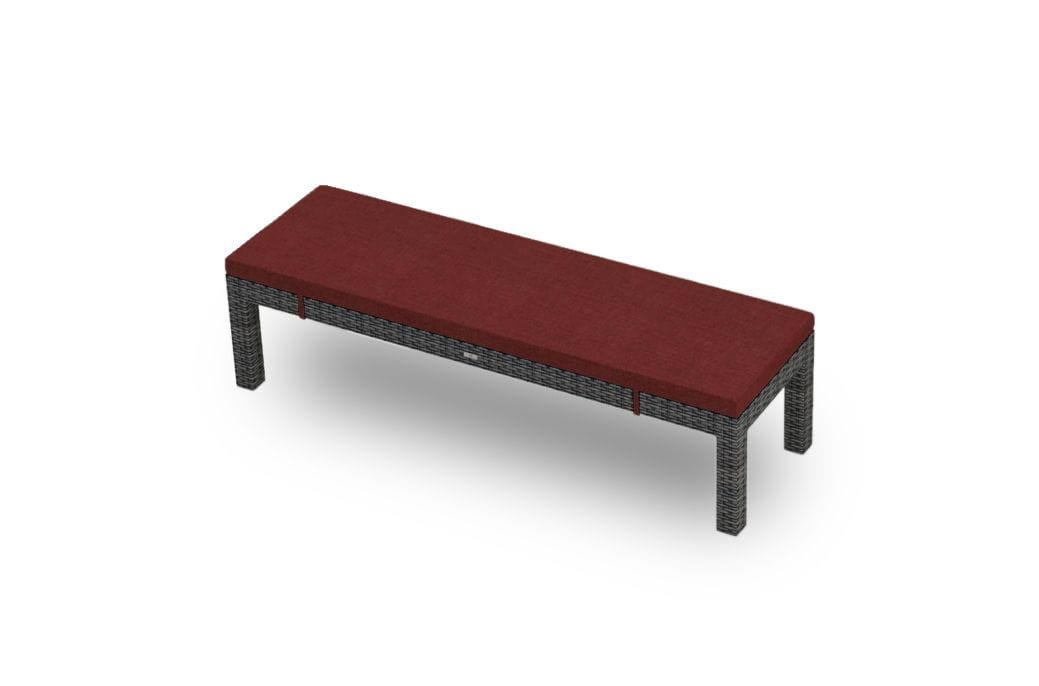 Harmonia Living Outdoor Furniture Canvas Henna Harmonia Living - District 3-Seater Dining Bench | HL-DIS-TS-3DB