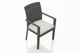 Harmonia Living Outdoor Furniture Canvas Natural Harmonia Living - District Dining Arm Chair | HL-DIS-TS-DAC