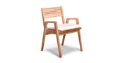 Harmonia Living Outdoor Furniture Canvas Natural Harmonia Living - Link Dining Arm Chair | HL-LINK-TK-DAC