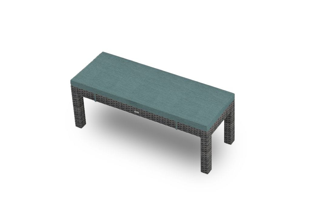 Harmonia Living Outdoor Furniture Cast Lagoon Harmonia Living - District 2-Seater Dining Bench | HL-DIS-TS-2DB