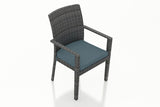 Harmonia Living Outdoor Furniture Cast Lagoon Harmonia Living - District Dining Arm Chair | HL-DIS-TS-DAC