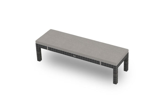 Harmonia Living Outdoor Furniture Cast Silver Harmonia Living - District 3-Seater Dining Bench | HL-DIS-TS-3DB
