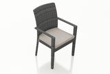 Harmonia Living Outdoor Furniture Cast Silver Harmonia Living - District Dining Arm Chair | HL-DIS-TS-DAC