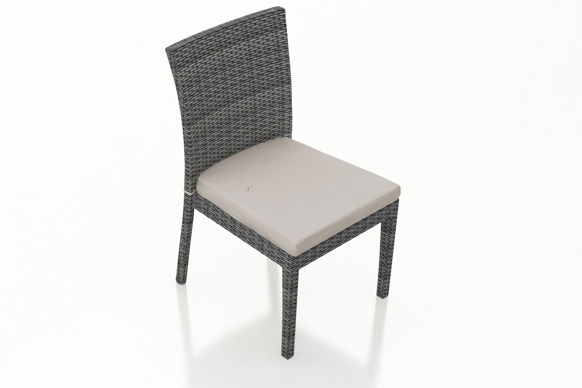 Harmonia Living Outdoor Furniture Cast Silver Harmonia Living - District Dining Side Chair | HL-DIS-TS-DSC