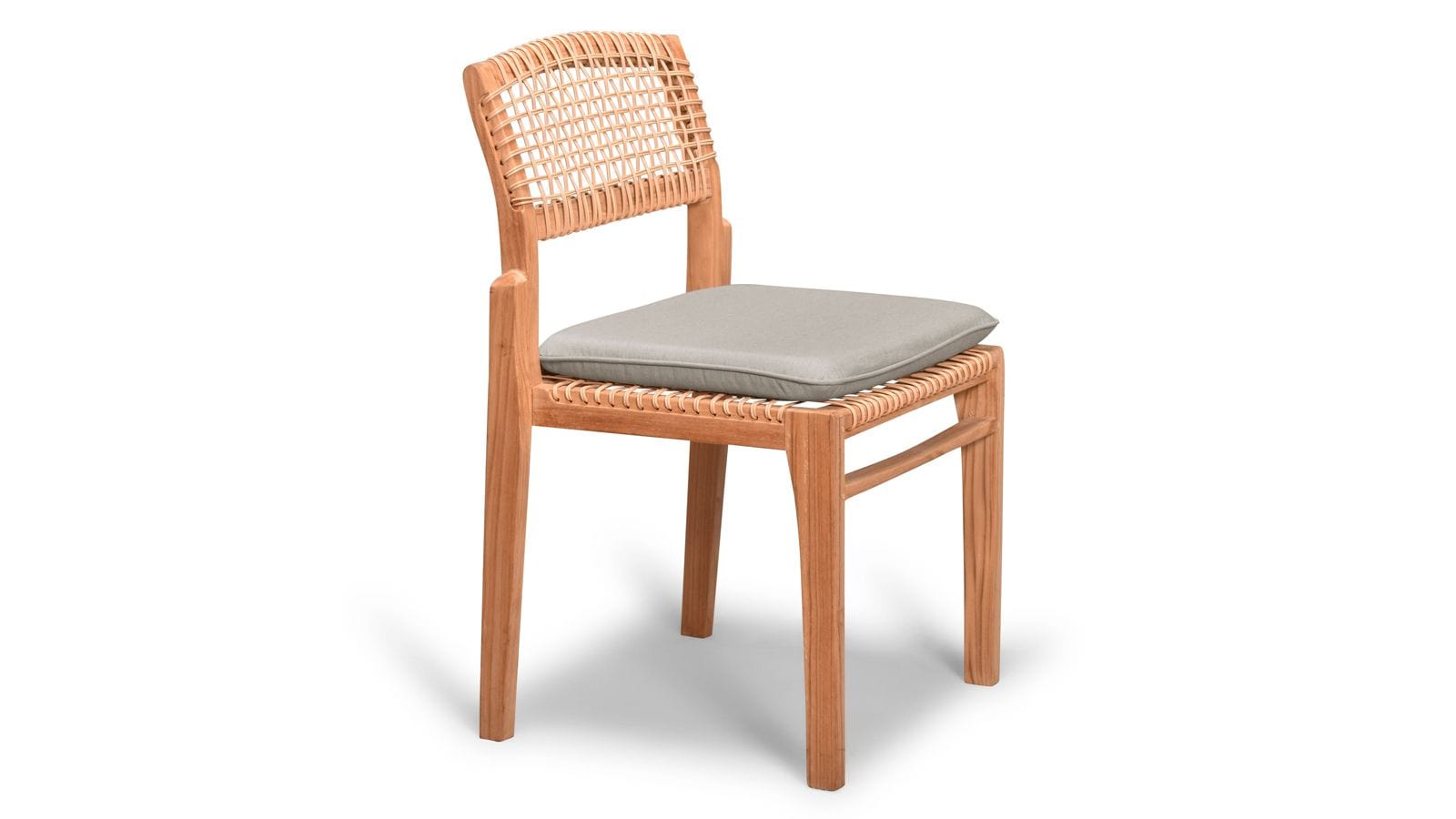 Harmonia Living Outdoor Furniture Cast Silver Harmonia Living - Sands Dining Side Chair | HL-SNDS-SD-DSC