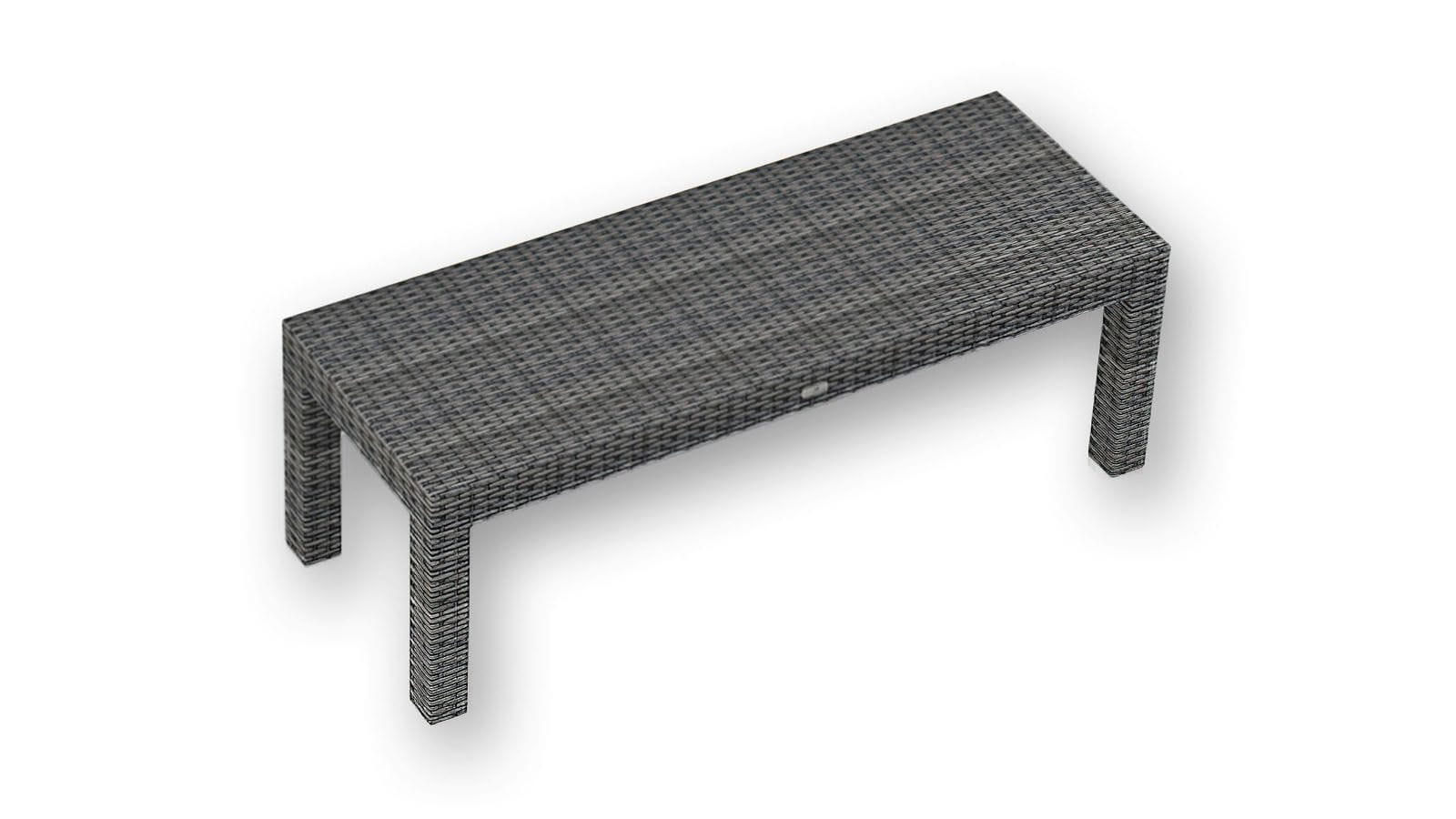 Harmonia Living Outdoor Furniture Frame Only Harmonia Living - District 2-Seater Dining Bench | HL-DIS-TS-2DB