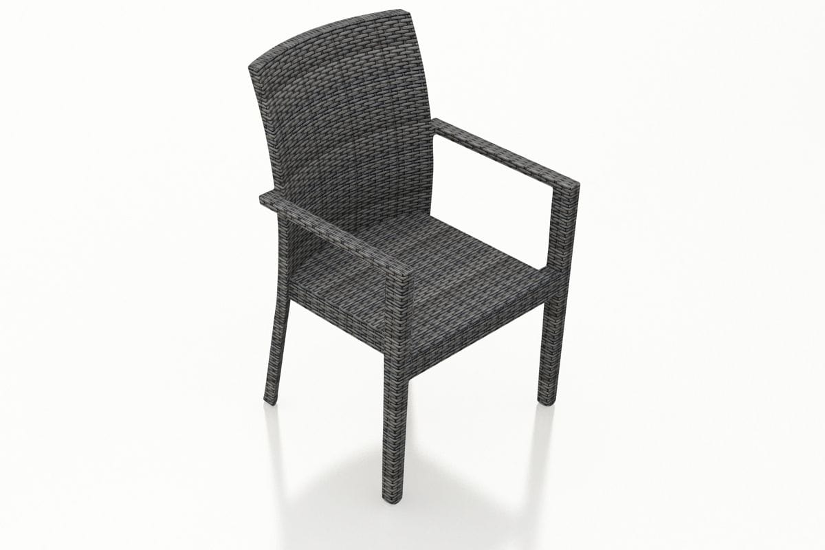Harmonia Living Outdoor Furniture Frame Only Harmonia Living - District Dining Arm Chair | HL-DIS-TS-DAC
