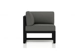 Harmonia Living Outdoor Furniture Harmonia Living - Avion Corner Section - Black | Fabric Sunbrella | HL-AVN-BK-CS
