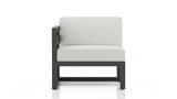 Harmonia Living Outdoor Furniture Harmonia Living - Avion Left Arm Section - Slate | HL-AVN-SL-LAS