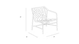 Harmonia Living Outdoor Furniture Harmonia Living - Breeze Lounge Chair - Black/Vanta