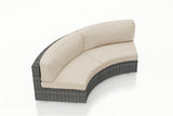 Harmonia Living Outdoor Furniture Harmonia Living - District Curved Loveseat | HL-DIS-TS-CLS