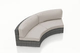 Harmonia Living Outdoor Furniture Harmonia Living - District Curved Loveseat | HL-DIS-TS-CLS