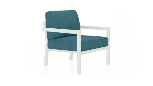 Harmonia Living Outdoor Furniture Harmonia Living - Pacifica Club Chair - White | HL-PAC-WHT-CC
