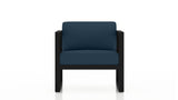 Harmonia Living Outdoor Furniture Spectrum Indigo Harmonia Living - Avion Club Chair - Black | HL-AVN-BK-CC