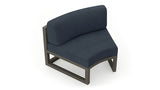 Harmonia Living Outdoor Furniture Spectrum Indigo Harmonia Living - Avion Curve Seat - Slate (pack of 2) | AVN-CRVS-SL