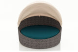 Harmonia Living Outdoor Furniture Spectrum Peacock Harmonia Living - Wink Canopy Daybed in Textured Slate | HL-WINK-TS-DB