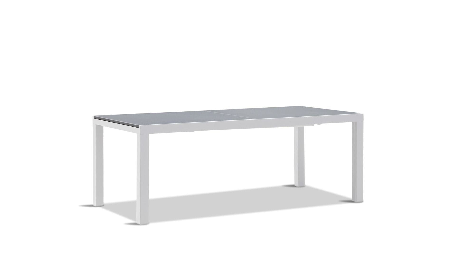 Harmonia Living Outdoor Furniture White/Concrete Harmonia Living - Spread Extendable Dining Table | HL-SP-BK-EXTDT-CON