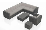 Harmonia Living Outdoor Sectional Cast Silver Harmonia Living - District 9 Piece Sectional Set