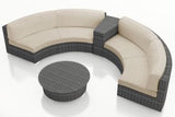 Harmonia Living Outdoor Sectional Harmonia Living - District 4 Piece Curved Sectional Set