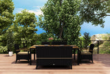 Harmonia Living Outdoor Sets Harmonia Living - Arbor 5 Piece Bench Dining Set