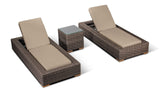 Harmonia Living Outdoor Sets Harmonia Living - Dune 3 Piece Armless Chaise Lounge Set