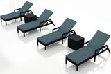 Harmonia Living Outdoor Sets Harmonia Living - Urbana 6 Piece Reclining Chaise Lounge Set