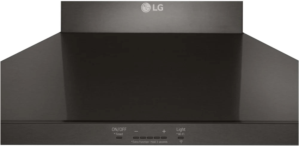 LG - 6.3 cu. ft. Smart Fan Convection Electric Oven Range with Air Fry and EasyClean in PrintProof Black Stainless Steel - LREL6323D