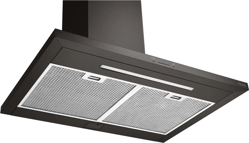 LG - 6.3 cu. ft. Smart Fan Convection Electric Oven Range with Air Fry and EasyClean in PrintProof Black Stainless Steel - LREL6323D