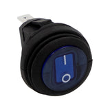 HEISE LED Lighting Systems Accessories HEISE Rocker Switch - Illuminated Blue Round - 5-Pack [HE-BRS]