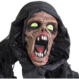 Haunted Hill Farm - Banshee the Growling Zombie Dog with Red LED Eyes Animatronic Halloween Decoration