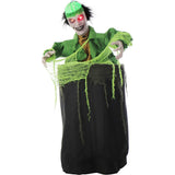 Haunted Hill Farm - Animatronic Thrashing Zombie in a Barrel with Light-Up Brain and Eyes for Scary Halloween Decoration