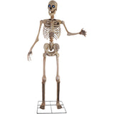 Haunted Hill Farm - 8-Ft. Tall Motion-Activated Towering Skeleton by SVI, Premium Talking Halloween Animatronic, Plug-In