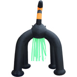 Haunted Hill Farm - 10-Ft. Tall Pre-lit Inflatable Black Cat Arch