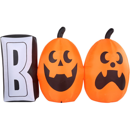 Haunted Hill Farm - 4-Ft. Tall Pre-lit Inflatable Boo Sign