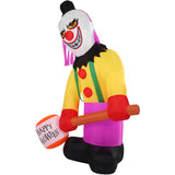 Haunted Hill Farm - 8-Ft. Tall Pre-lit Inflatable Clown