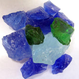 Hiland Fire Glass Hiland Patio Heaters 20lbs Recycled Fire Pit Fire Glass in Pacific Blend