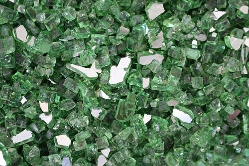 Hiland Fire Glass Hiland Patio Heaters 20lbs Reflective Fire Glass - Green