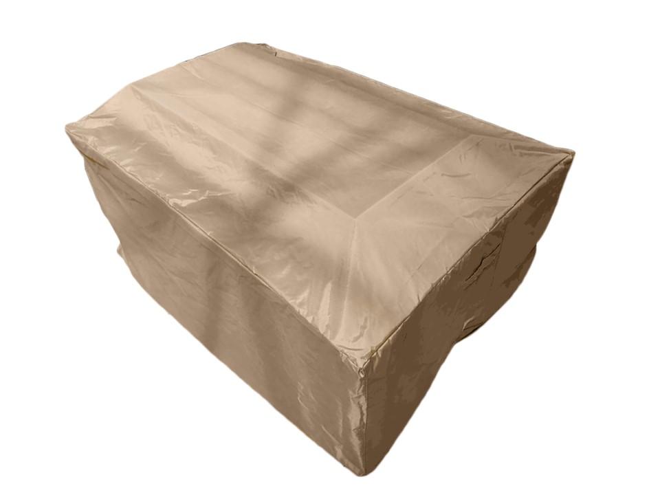 Hiland Fire Pits Hiland Multi Tiered Firepit in Matte Espresso with Cover