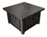 Hiland Fire Pits Hiland Patio Heaters Outdoor Fire Pit in Hammered Bronze