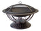 Hiland Fire Pits Hiland Patio Heaters Wood Burning Fire Pit with Scroll Design