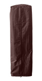 Hiland Heater Covers Hiland Patio Heaters Table Top Glass Tube Patio Heater Cover in Mocha 11" shield, 13" base 38" height