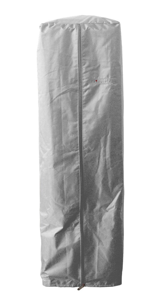 Hiland Heater Covers Hiland Patio Heaters Table Top Glass Tube Patio Heater Cover in Silver 11" shield, 13" base 38" height