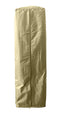 Hiland Heater Covers Hiland Patio Heaters Table Top Glass Tube Patio Heater Cover in Tan 11" shield, 13" base 38" height