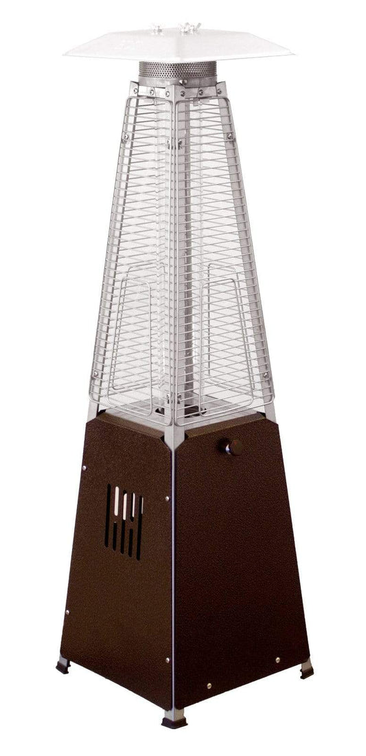 Hiland Table Top Heaters Patio Heater Hiland Patio Heaters Glass Tube Table Top Patio Heater in Stainless Steel