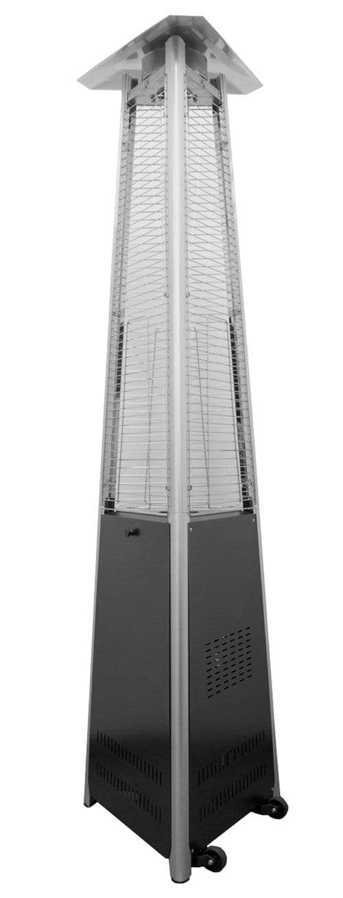 Hiland Tower Patio Heater Patio Heater Hiland Patio Heaters Commercial Glass Tube Patio Heater in Black