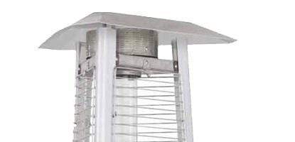 Hiland Tower Patio Heater Patio Heater Hiland Patio Heaters Commercial Glass Tube Patio Heater in Stainless Steel