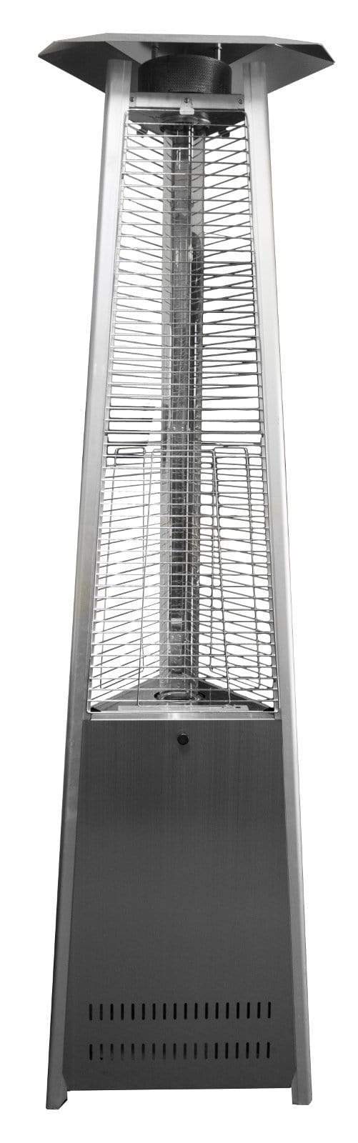 Hiland Tower Patio Heater Patio Heater Hiland Patio Heaters Commercial Glass Tube Patio Heater in Stainless Steel