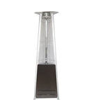 Hiland Tower Patio Heater Patio Heater Hiland Patio Heaters Compact Glass Tube Heater in Hammered Bronze